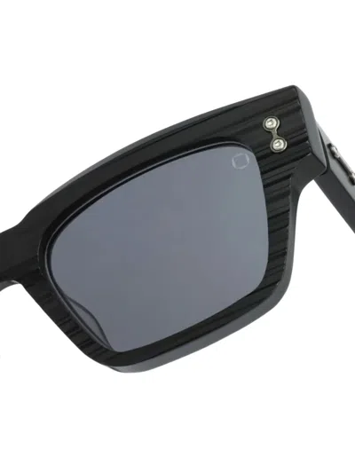 Akoni Square-frame Sunglasses In Black
