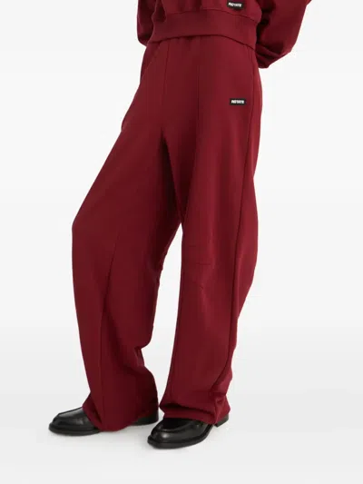 Rotate Birger Christensen Elasticated Track Pants In Burgundy