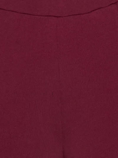 Rotate Birger Christensen Elasticated Track Pants In Burgundy