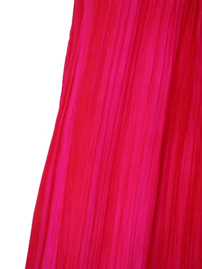 Bianco Levrin Tie-dye Slip Dress In Pink