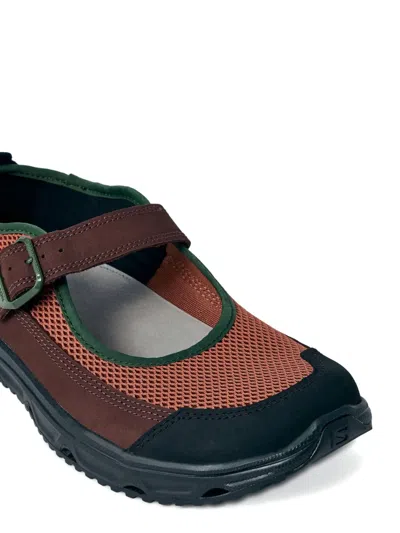 Salomon Rx Marie-jeanne Mesh-panel Shoes In Orange