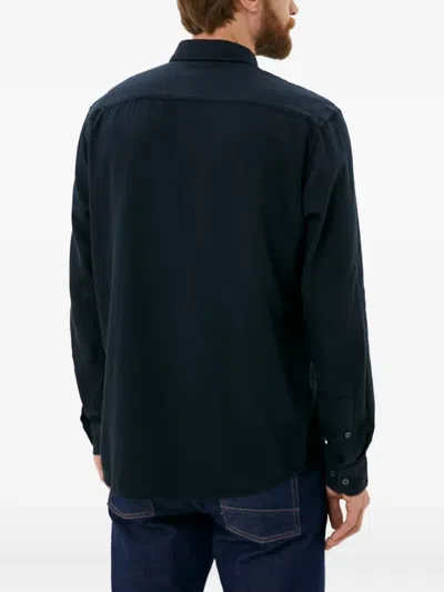 Marc O'polo Long-sleeve Button-up Shirt In Black