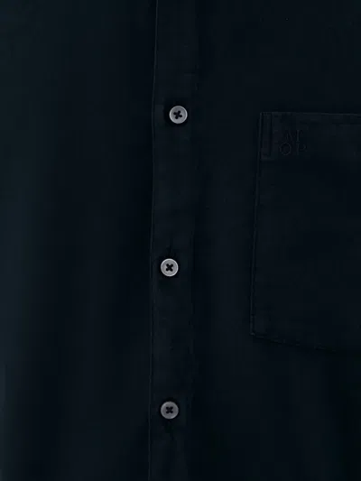 Marc O'polo Long-sleeve Button-up Shirt In Black