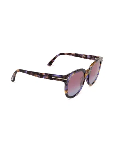 Tom Ford Tortoiseshell-effect Square Sunglasses In Brown