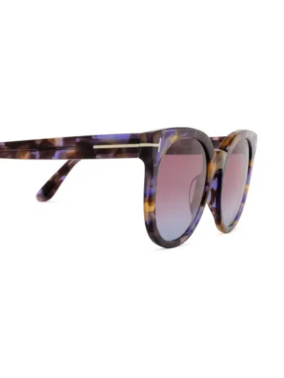 Tom Ford Tortoiseshell-effect Square Sunglasses In Brown