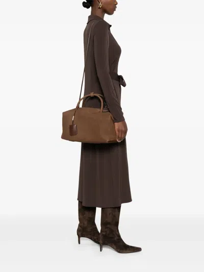 Max Mara Medium Suede Tote Bag