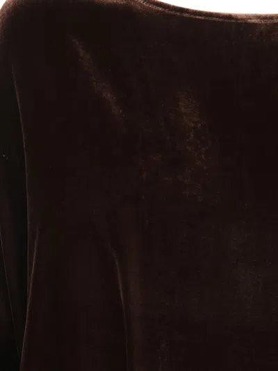 Bianco Levrin Rene Round Neck Shirt In Brown