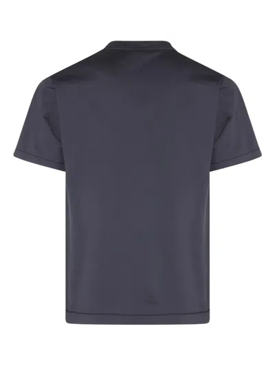 Stone Island Crew Neck Short Sleeves In Blue