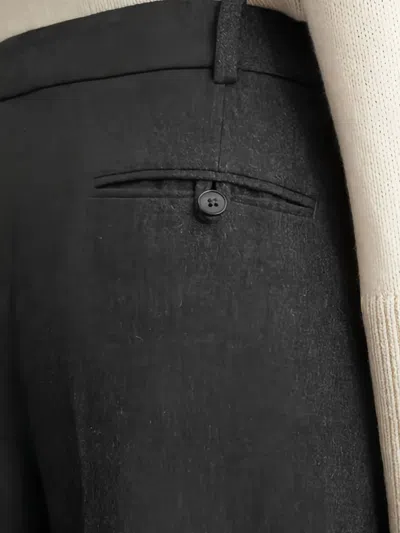 Marc O'polo Pressed-crease Tailored Trousers In Brown