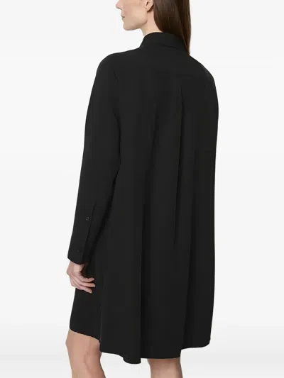 Marc O'polo Button-up Shirt Mini Dress In Black