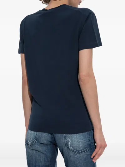 Dsquared2 Canadian Bros-print T-shirt In Blue