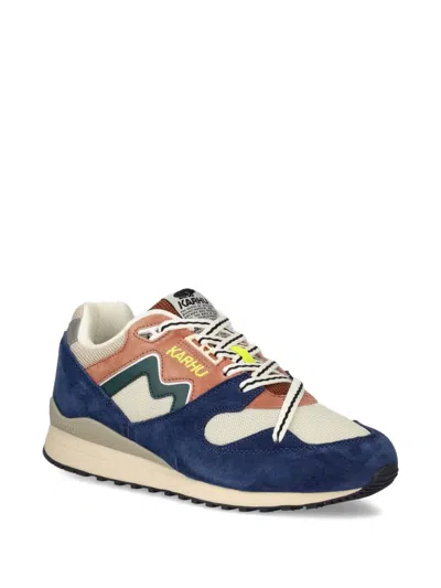 Karhu Synchron Suede-panelled Running Sneakers In Blue