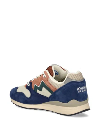 Karhu Synchron Suede-panelled Running Sneakers In Blue