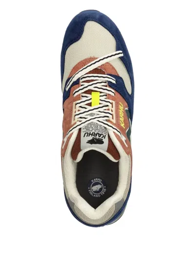Karhu Synchron Suede-panelled Running Sneakers In Blue