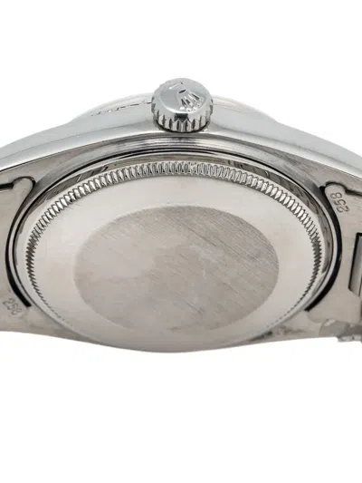 Pre-owned Rolex  Datejust 36mm In Silver