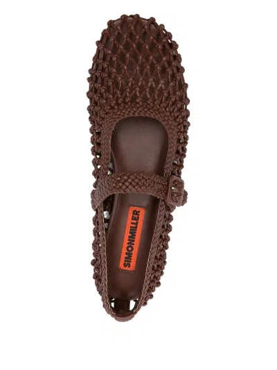 Simon Miller Leather Ballet Flats In Multi