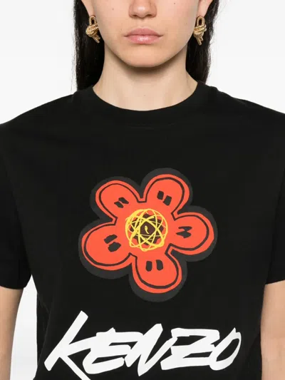 Kenzo Boke-flower Paris T-shirt In Black