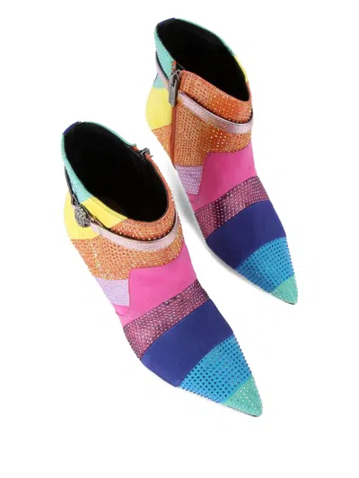 Kurt Geiger 65mm Kensington Embellished Ankle Boots In Multi