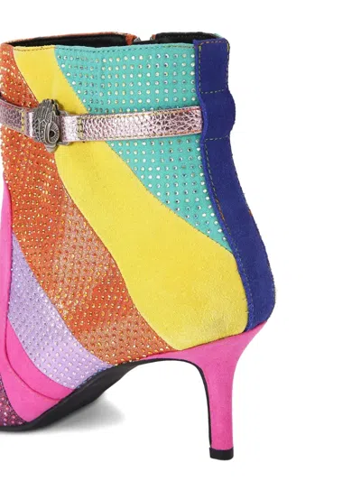 Kurt Geiger 65mm Kensington Embellished Ankle Boots In Multi