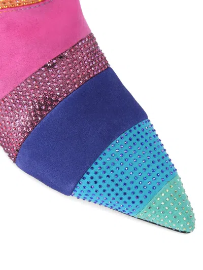 Kurt Geiger 65mm Kensington Embellished Ankle Boots In Multi