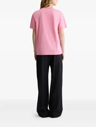 Patou Logo-print T-shirt In Pink