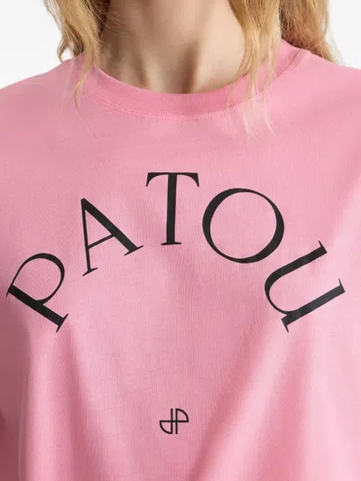 Patou Logo-print T-shirt In Pink