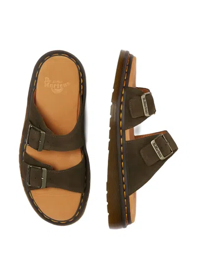 Dr. Martens' Josef Buckled Sandals In Green