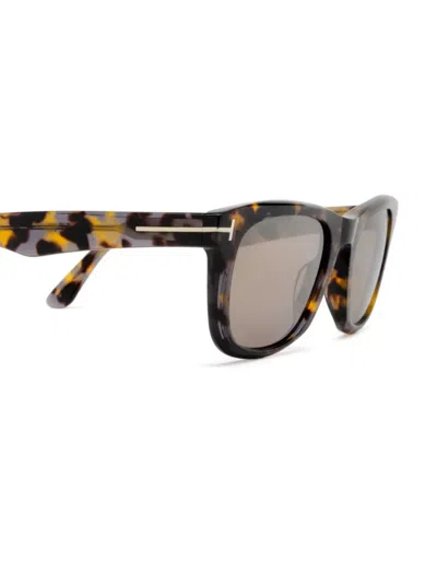 Tom Ford Kendel Square-frame Sunglasses In Brown