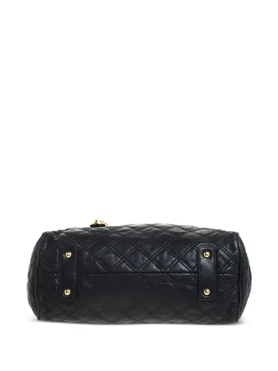 Pre-owned Marc Jacobs Vintage Quilted Leather Tote Bag In Black
