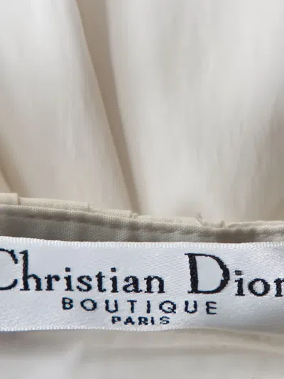 Pre-owned Dior Bow Draped Skirt