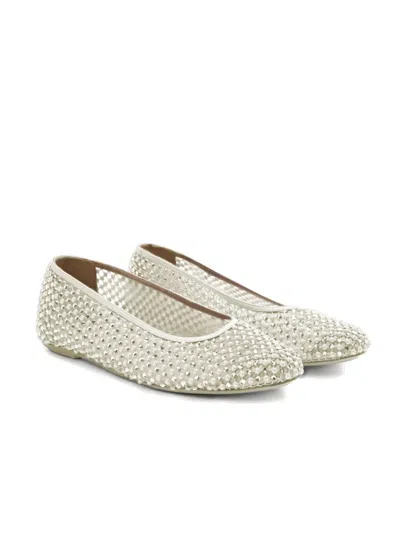 Genny Crystal-embellished Ballet Flats