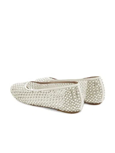 Genny Crystal-embellished Ballet Flats
