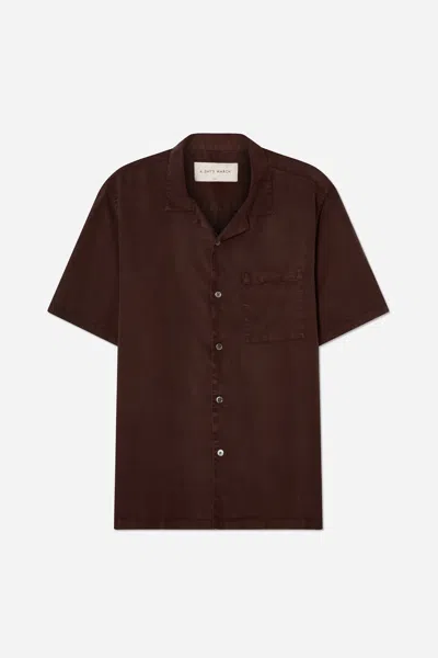 A Days March Yamu Lyocell Shirt In Brown