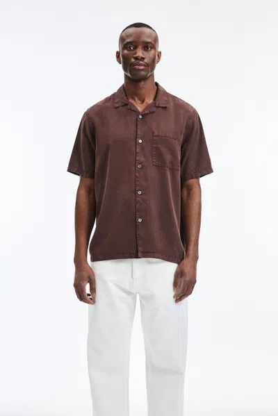 A Days March Yamu Lyocell Shirt In Brown