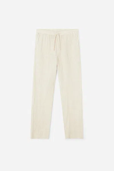 A Days March Tamiat Drawstring Linen Trousers In White