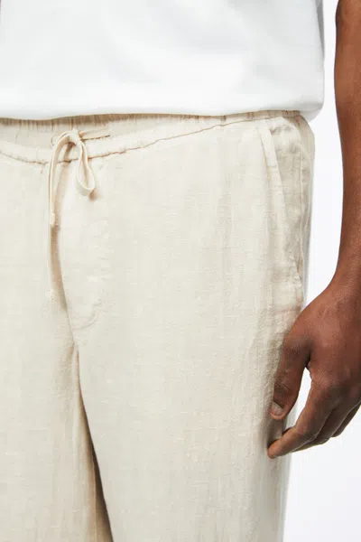 A Days March Tamiat Drawstring Linen Trousers In White