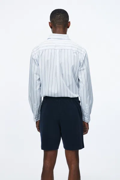 A Days March Ipu Terry Drawstring Shorts In Blue