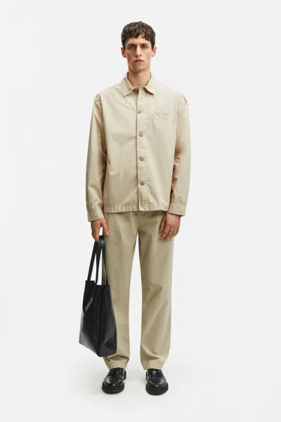 A Days March Telford Light Cotton Overshirt In Gold