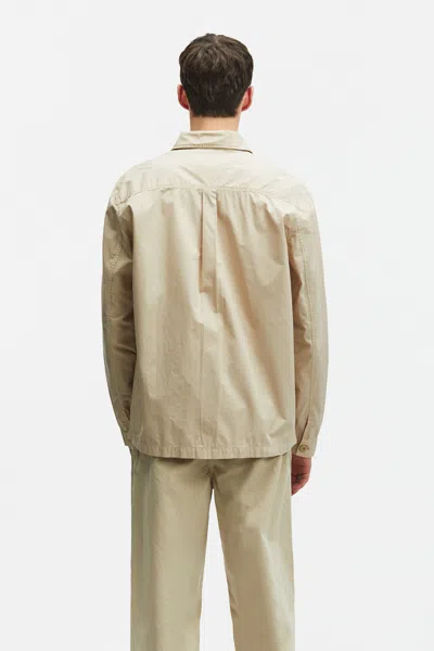 A Days March Telford Light Cotton Overshirt In Gold