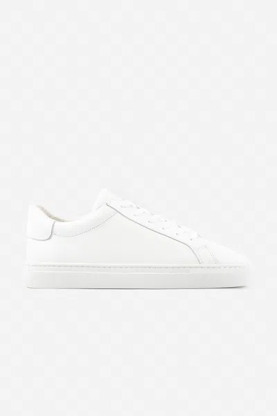 A Days March Marching Leather Sneakers In White