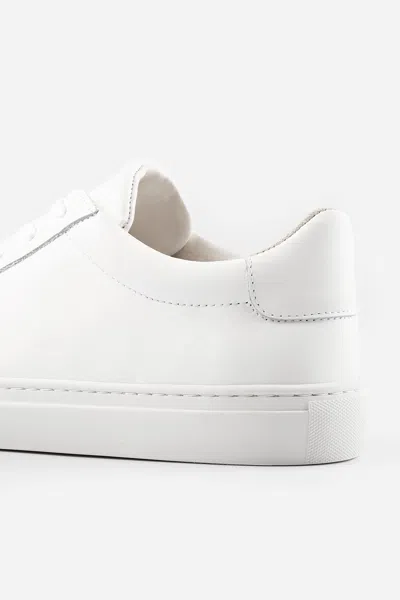 A Days March Marching Leather Sneakers In White