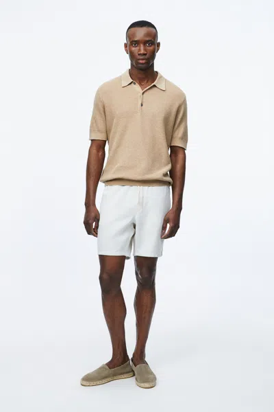 A Days March Ipu Hemp Drawstring Shorts In White