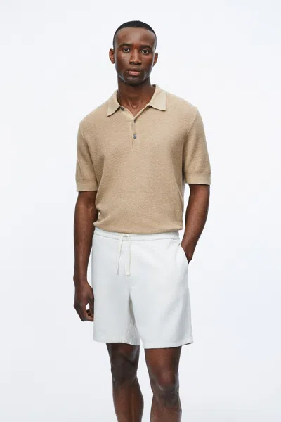 A Days March Ipu Hemp Drawstring Shorts In White