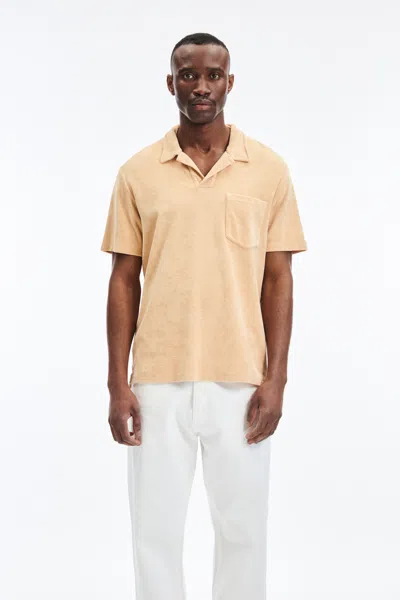 A Days March Terry Polo In Brown