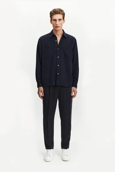 A Days March Smart Lyocell Trousers In Black