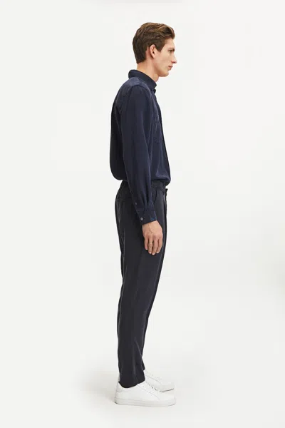 A Days March Smart Lyocell Trousers In Black