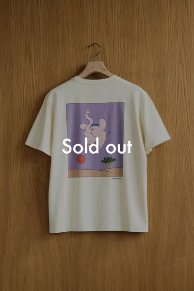A Days March Owe Print T-shirt In White