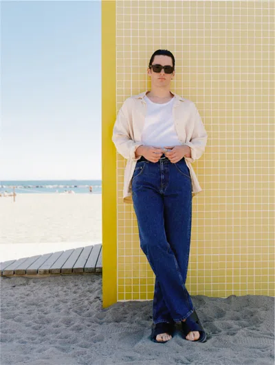 A Days March Langley Denim Trousers In Blue