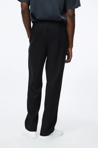 A Days March Tamiat Drawstring Lyocell Trousers In Black