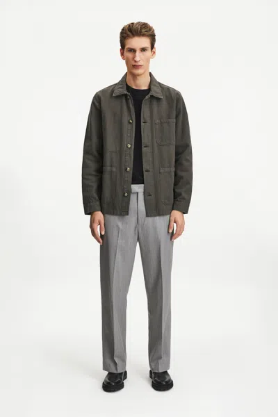 A Days March Original Herringbone Overshirt In Brown